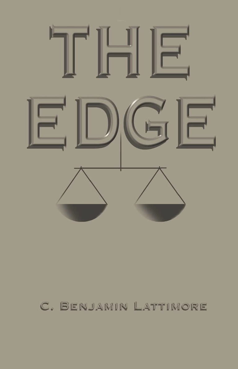 Book cover with scales, "The Edge.